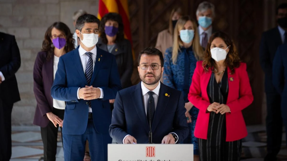 Aragonès cree que el informe del Supremo sigue “la línea represiva” contra el independentismo