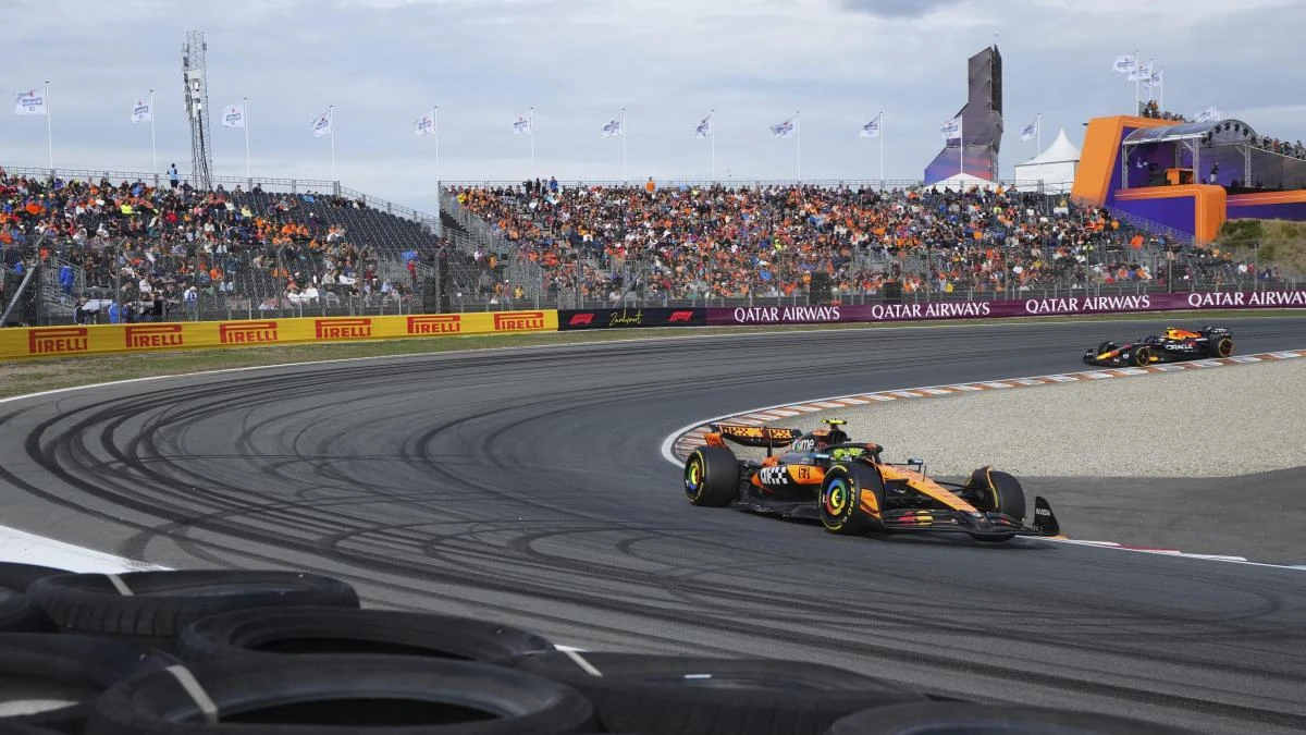 Norris manda en Zandvoort y Alonso sorprende con el segundo mejor crono