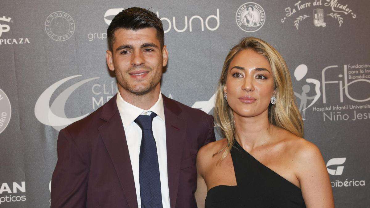 Álvaro Morata y Alice Campello juntos en familia en Milán