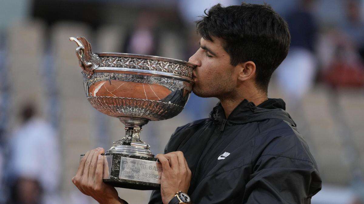 Nike trabaja en la confección de un logo para Alcaraz, como hizo con Nadal y Federer