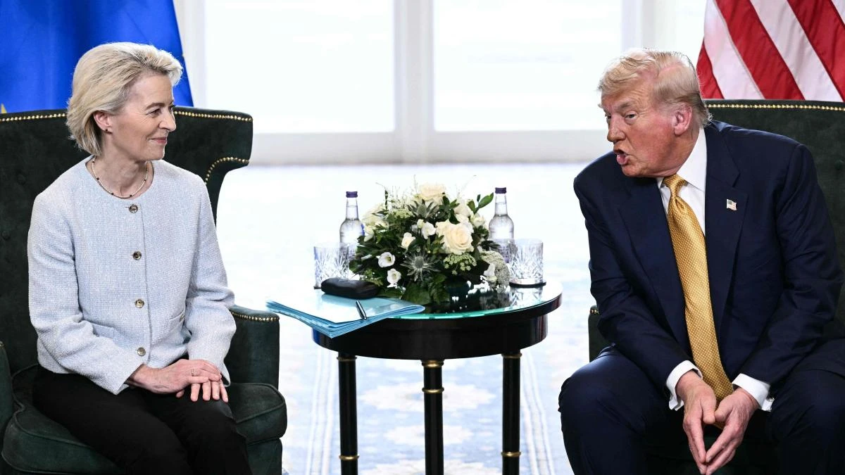 Trump y Von der leyen acuerdan aranceles del 15%