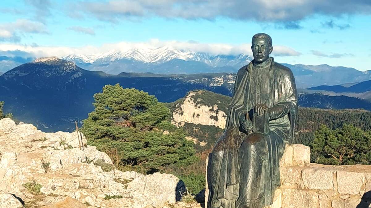 Poca nieve en el Canigó de Mossèn Cinto