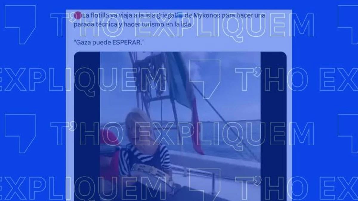 Nada indica que la Global Sumud Flotilla se dirija a la isla griega de Mykonos