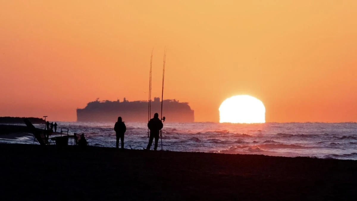 El amanecer de los pescadores en Gavà