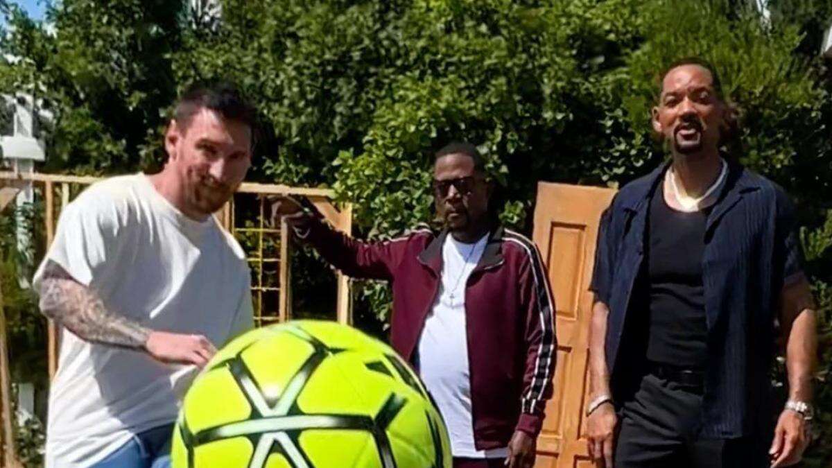 Will Smith sorprende al publicar un vídeo con Leo Messi