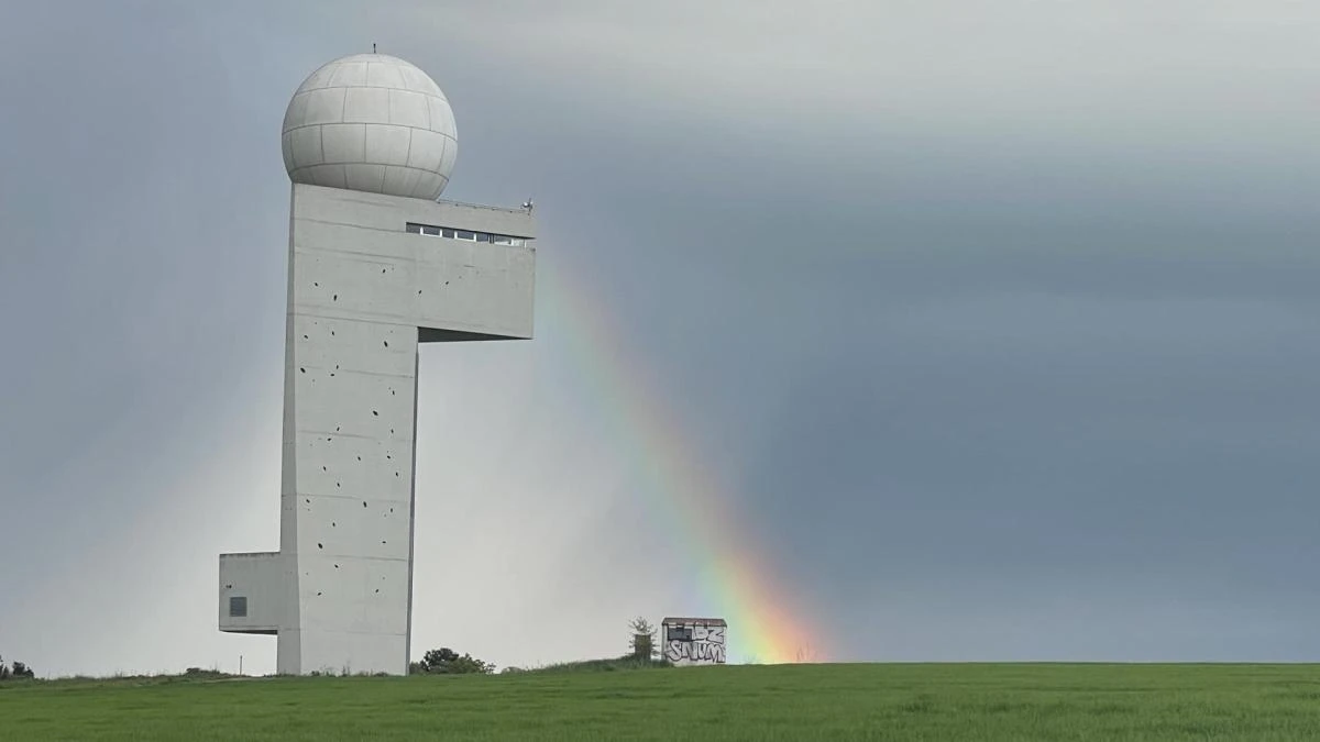 El radar meteorológico del arco iris