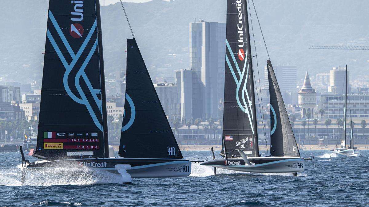 Luna Rossa y American Magic se preparan para la final de la UniCredit Youth Copa América