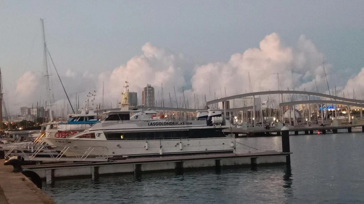 El atardecer 'golondrino' del Port Vell