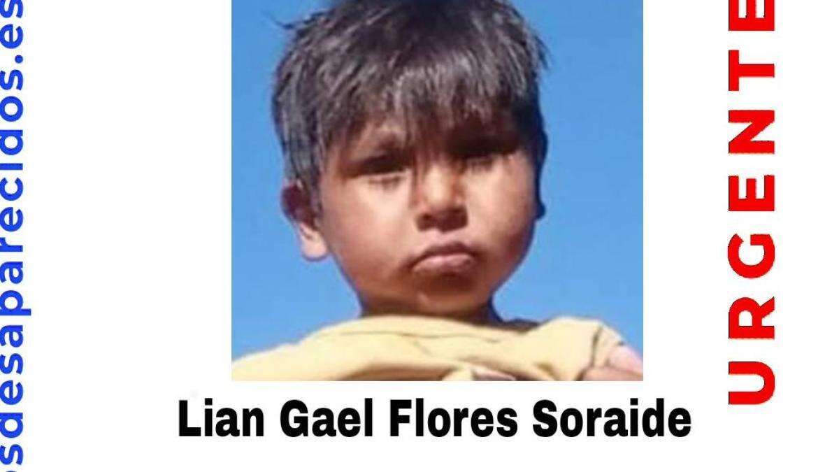 Activada una alerta internacional para encontrar a Lian Gael Flores Soraide, un niño de 3 años desaparecido en Argentina