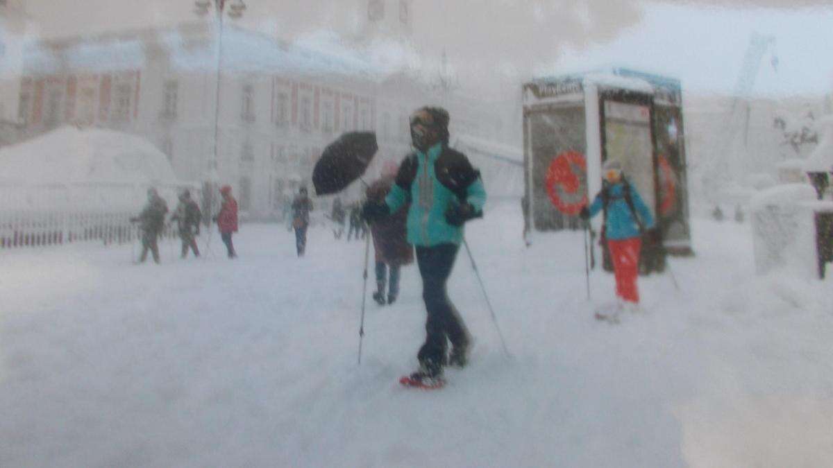 Cuando 'Filomena' cubrió Madrid de nieve