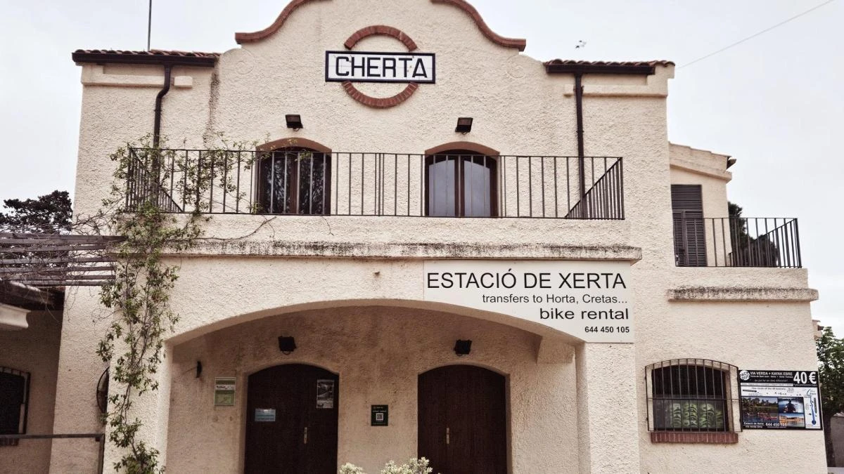 La estación de la vía verde de la Val de Zafán