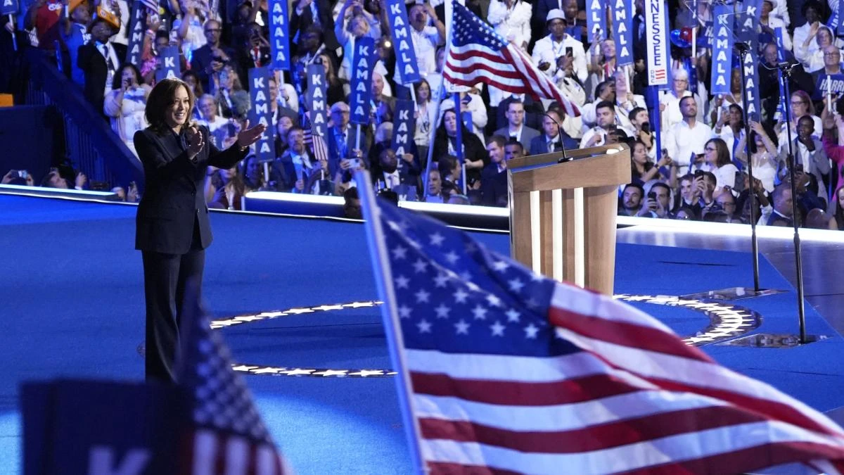 Harris acepta su nominación llamando al patriotismo y la libertad frente al egocentrismo de Trump
