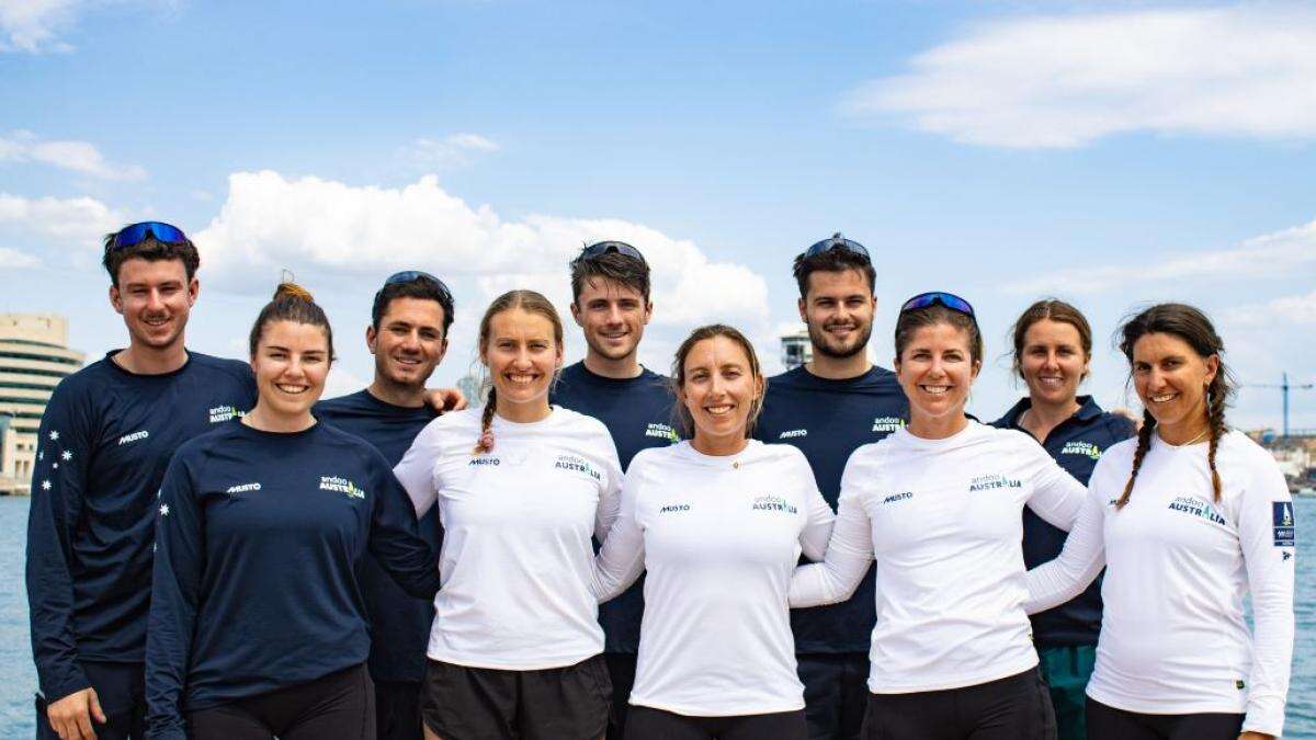 El Andoo Team Australia ha comenzado los entrenamientos en las aguas de Barcelona