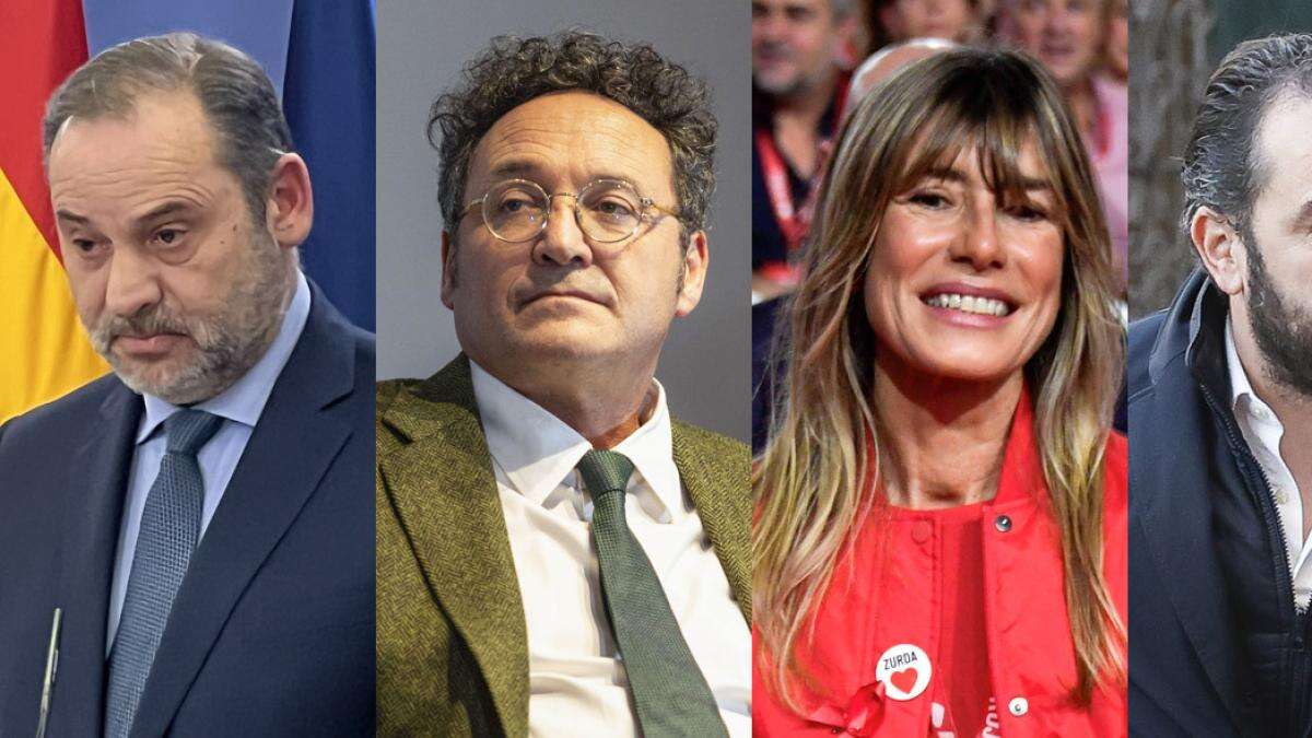 2025, un año en el banquillo: de Ábalos a Gómez, García Ortiz o, tal vez, Mazón