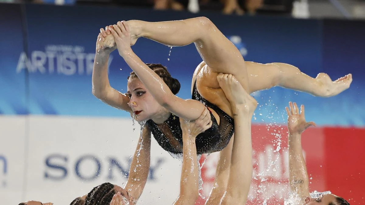 La mezcla entre la natación artística y Rosalía fue la bomba