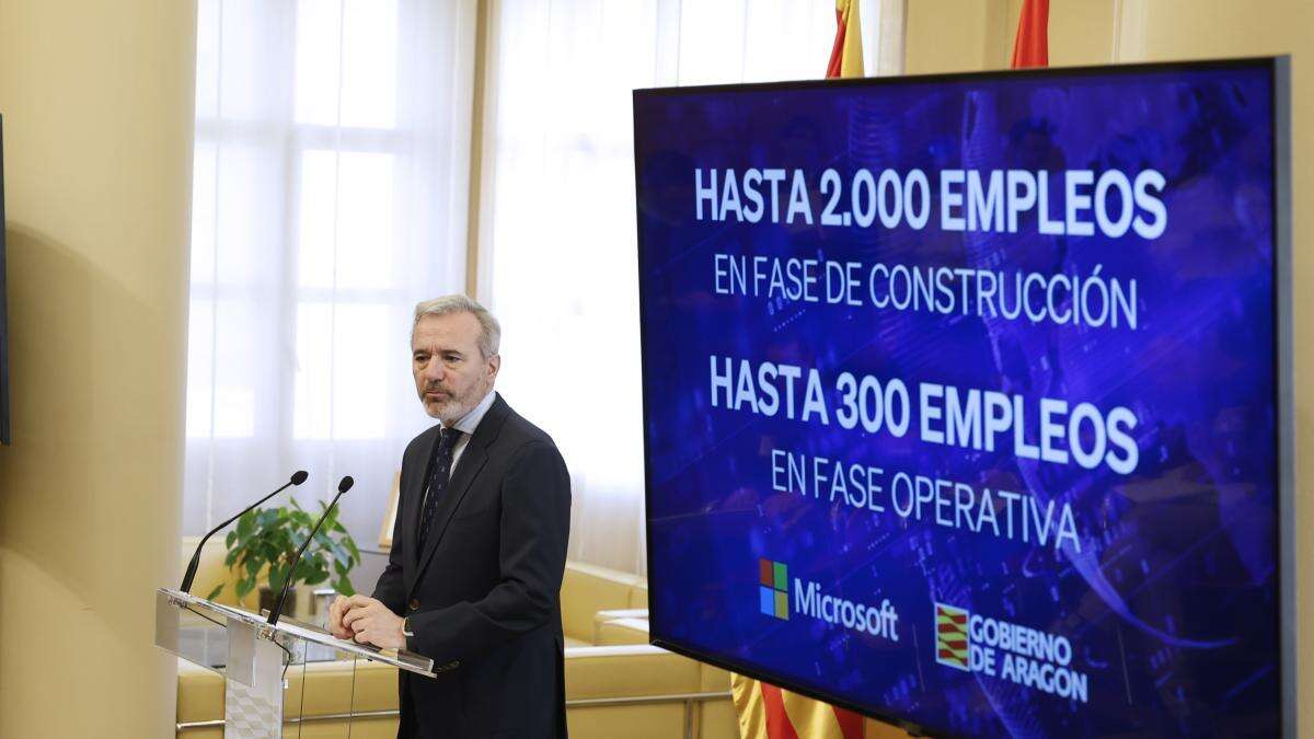 Microsoft invertirá otros 2.900 millones en un centro de datos en Aragón