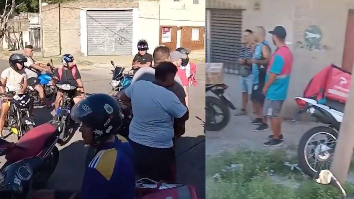 Los repartidores justicieros recuperan otra moto robada: “Las ratas se quedaron con las ganas”