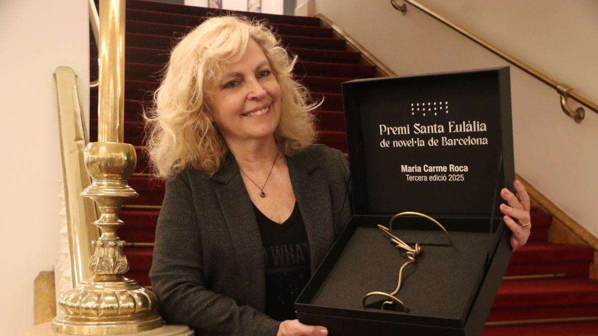 Maria Carme Roca gana el premio Santa Eulàlia de novela de Barcelona