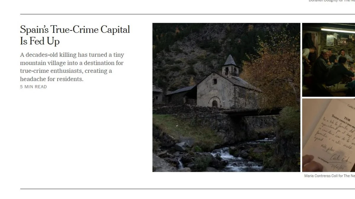 El crimen de Tor llega hasta The New York Times