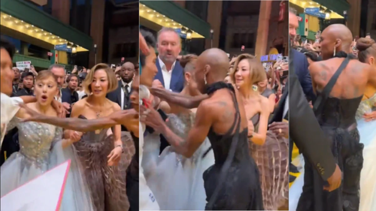 Cynthia Erivo salta al rescate de Ariana Grande ante el asalto de un fan durante la premiere de ‘Wicked’