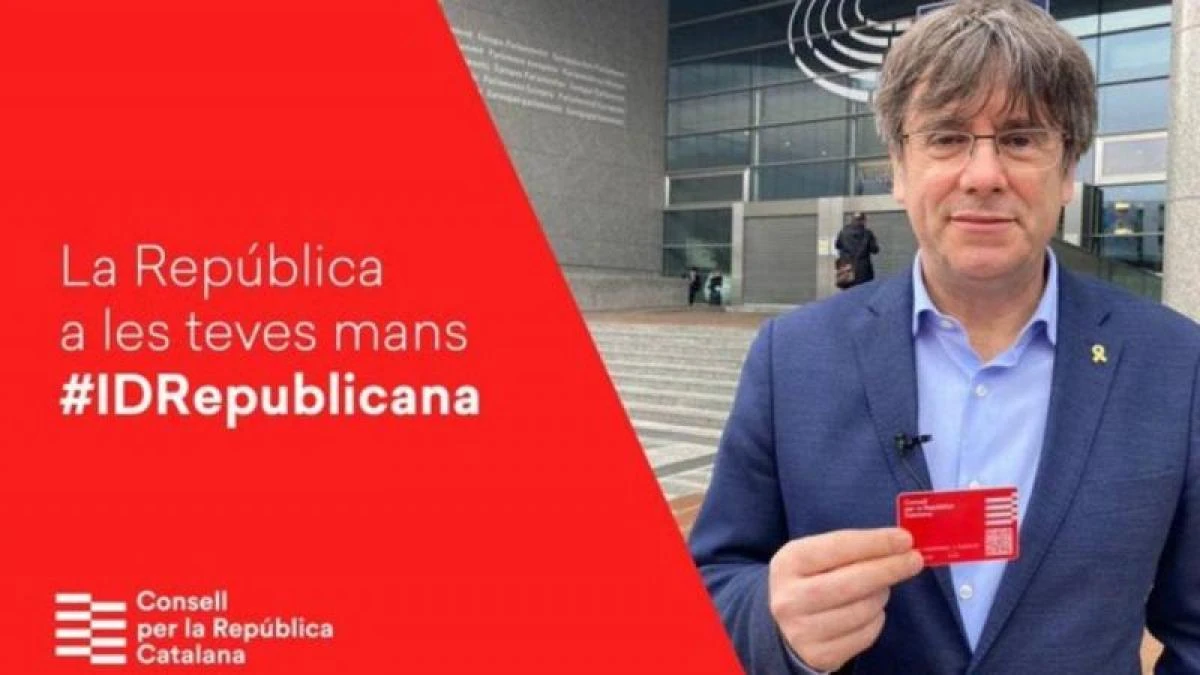 El Consell per la República usó sin permiso el logo de un supermercado para su 'DNI republicano'