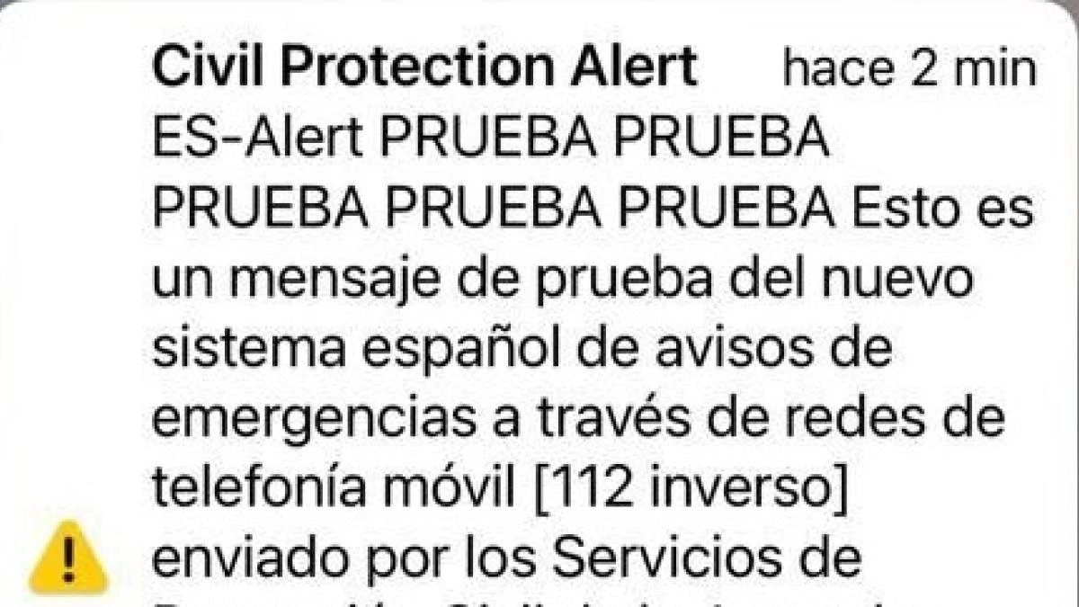 Protecció Civil programa cuatro ensayos del sistema Es-Alert en Catalunya