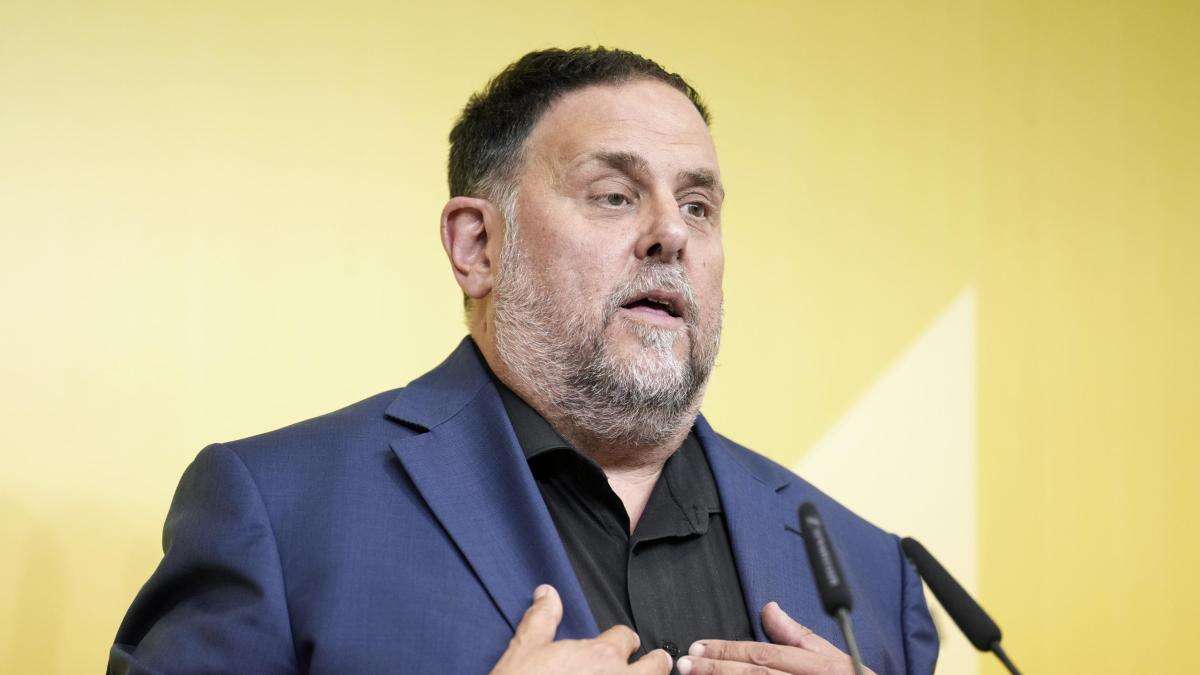 Junqueras apunta que lo apoyan más de 2.000 militantes para ser reelegido al frente de ERC