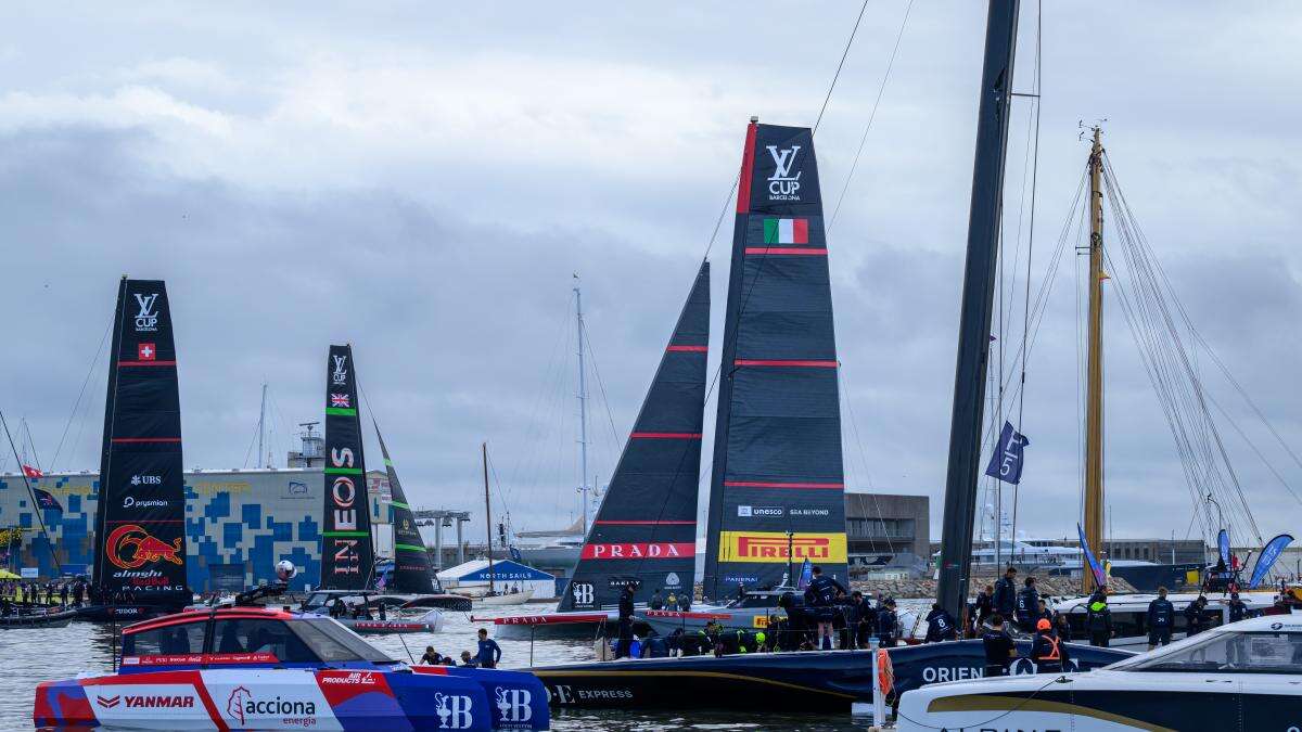 Las tormentas interrumpen el octavo día de la Copa Louis Vuitton