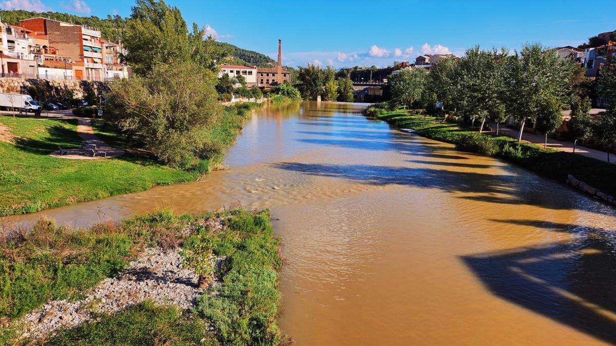 El Llobregat de chocolate en Sallent