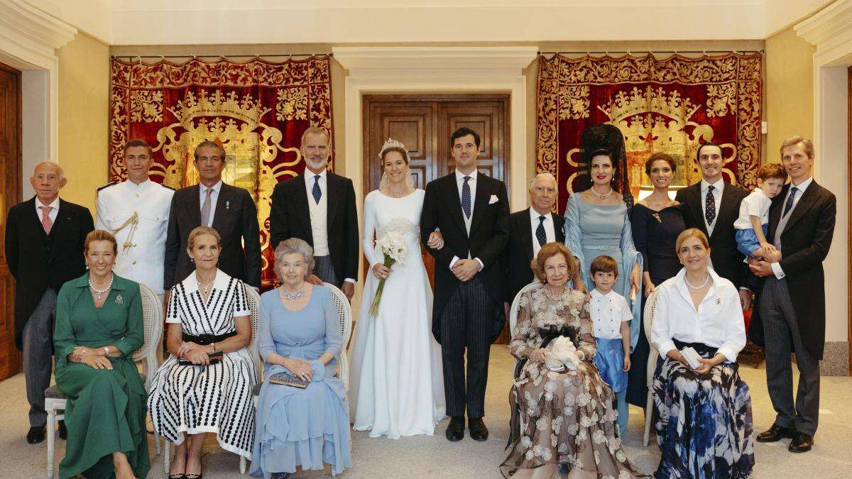 La boda de princesa de Victoria López-Quesada, ahijada del Rey