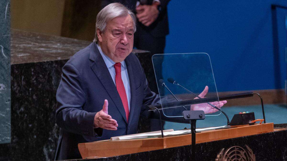 Guterres abre la Asamblea General de la ONU con la urgencia de cambiar o se va al apocalipsis