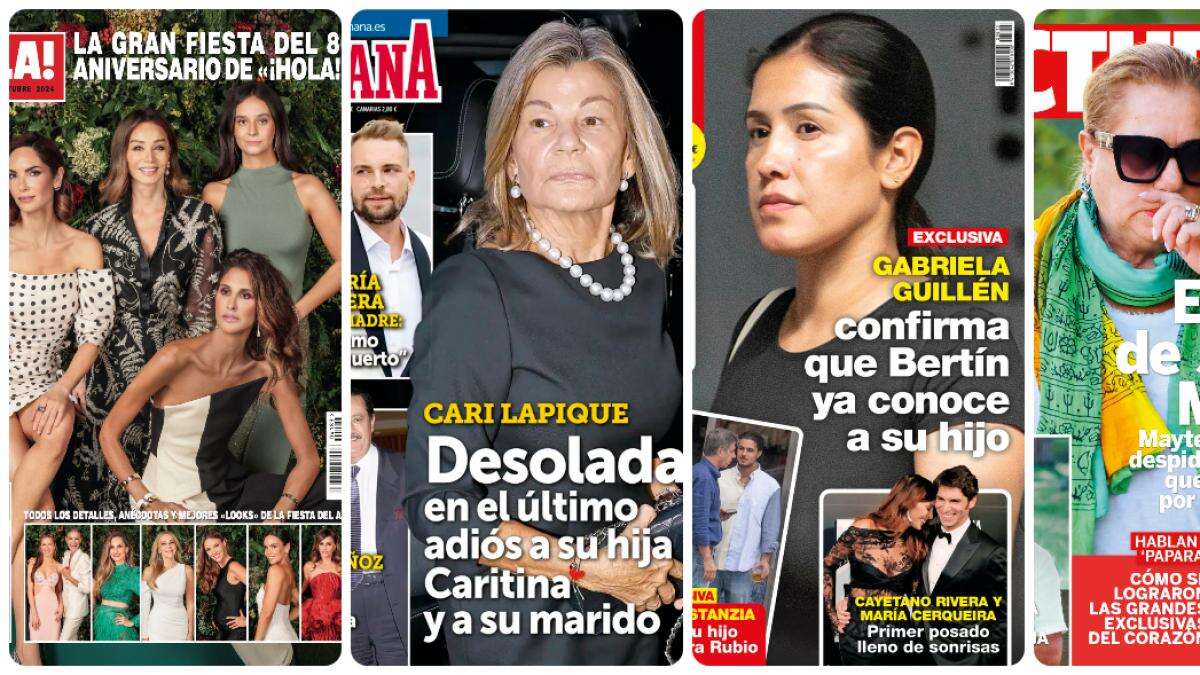 Irene Villa, Cari Lapique, Gabriela Guillén y Mayte Zaldívar protagonizan las portadas