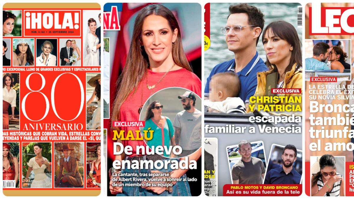 Un 80 aniversario, Malú, Christian Gálvez y David Broncano protagonizan las portadas