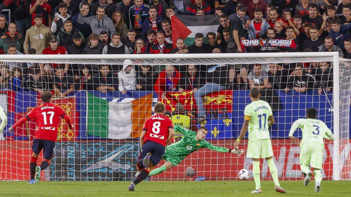 Apenas hay fechas libres para disputar el partido Barcelona-Osasuna