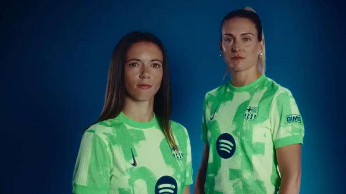 FC Barcelona presents its third kit “green hope” inspired by women's soccer