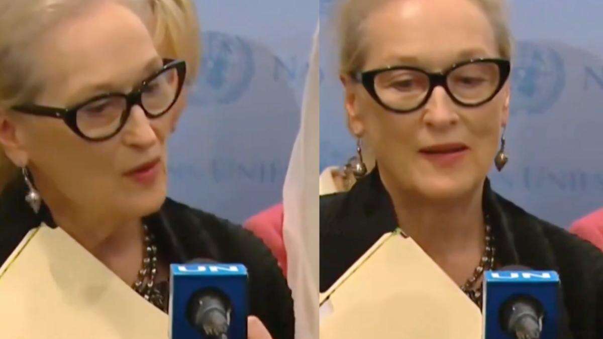 Meryl Streep denuncia en la ONU que hasta una ardilla tiene más libertad que una mujer afgana