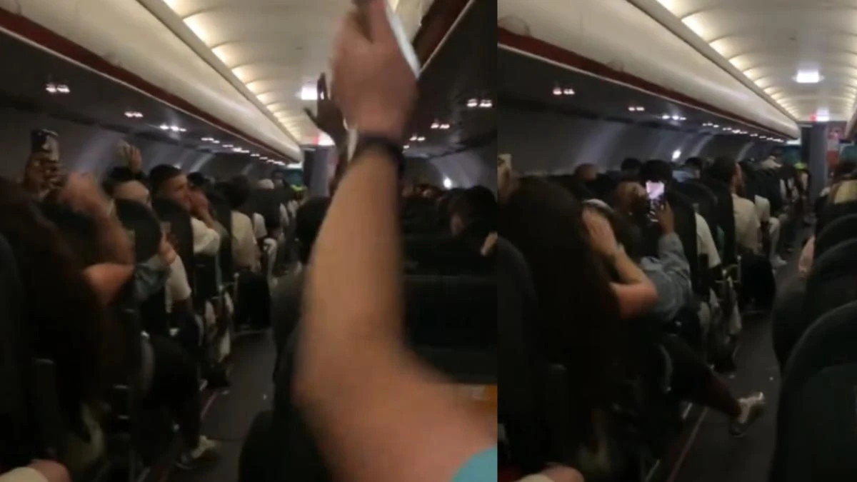 Una española graba su vuelo “infernal” entre Londres e Ibiza repleto de turistas borrachos: “Auténticos animales ingleses”