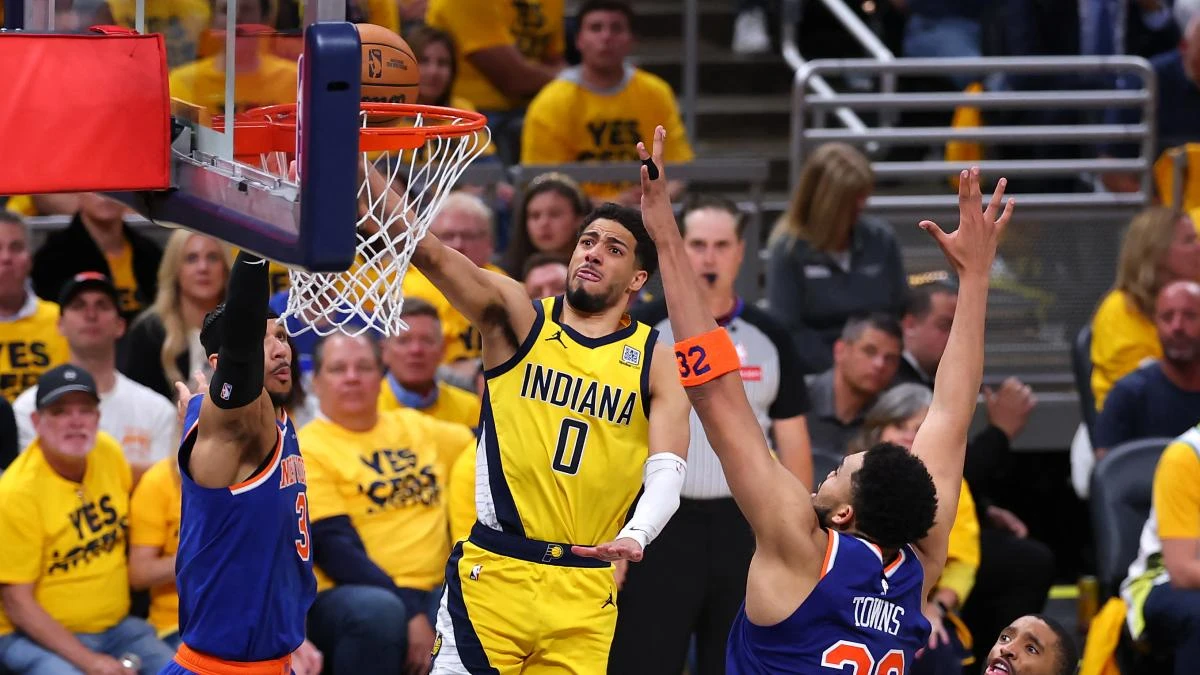 Los Pacers se colocan a un paso de la final con una gran actuación de Haliburton (130-121)