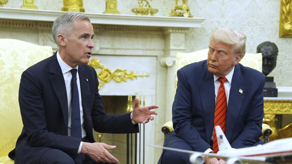 Carney dice a Trump que “Canadá no está en venta” y el republicano responde: “Nunca digas nunca”