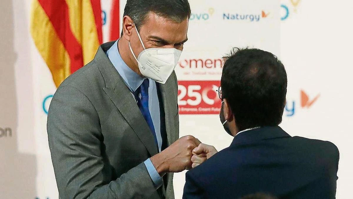 La reunión entre Sánchez y Aragonès será el martes 29 de junio en la Moncloa