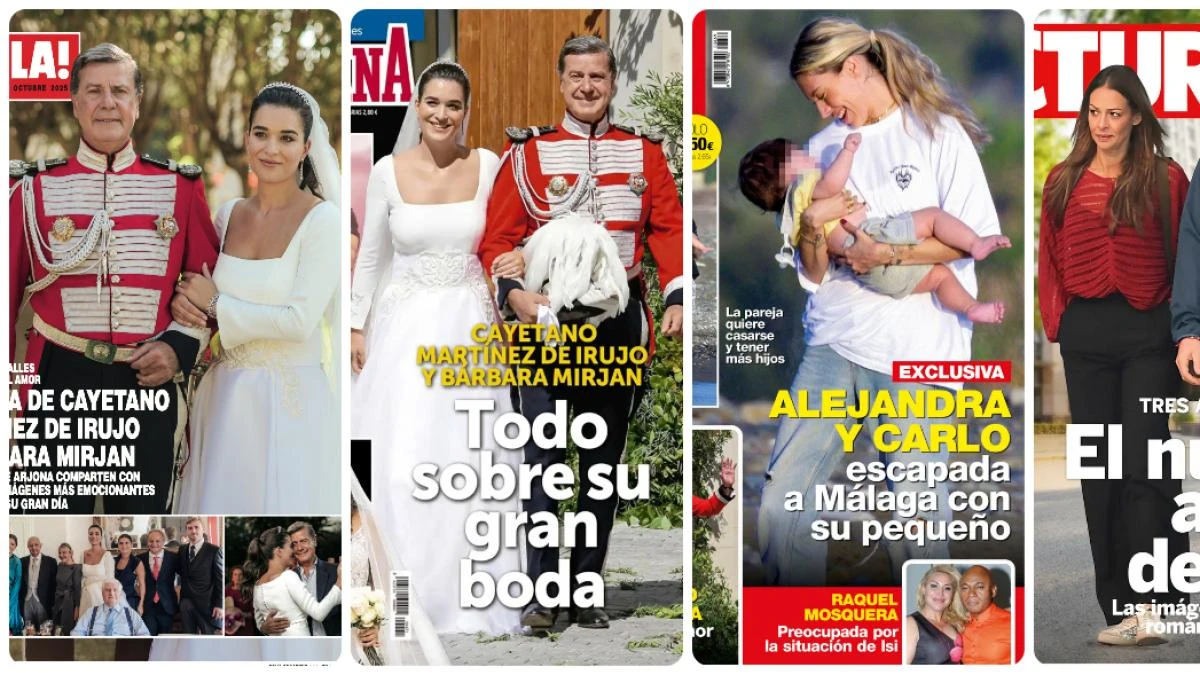 Cayetano Martínez de Irujo y Bárbara Mirjan, Alejandra Rubio y Eva González protagonizan las portadas