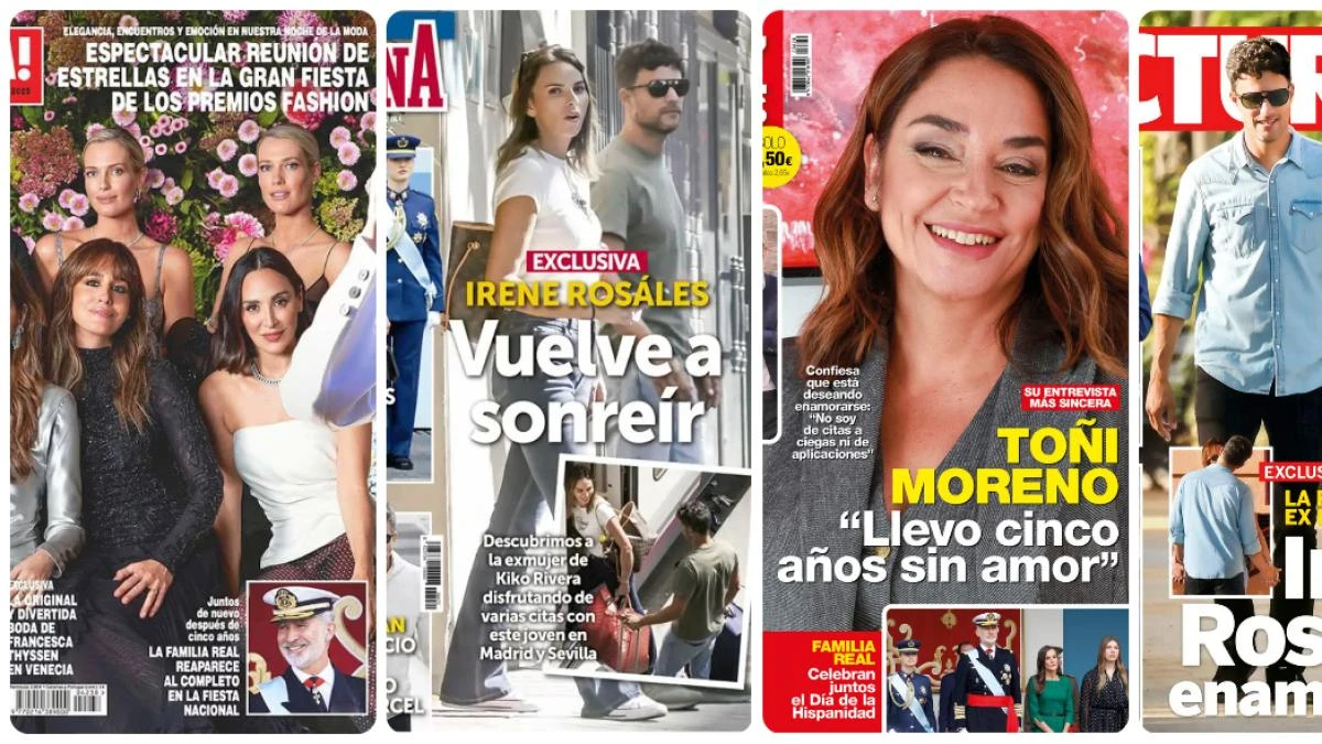 Los premios Talento Fashion, Irene Rosales y Toñi Moreno protagonizan las portadas