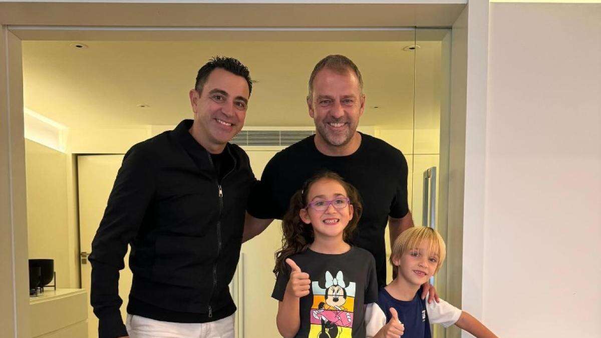 Todos los detalles del encuentro entre Xavi y Hansi Flick