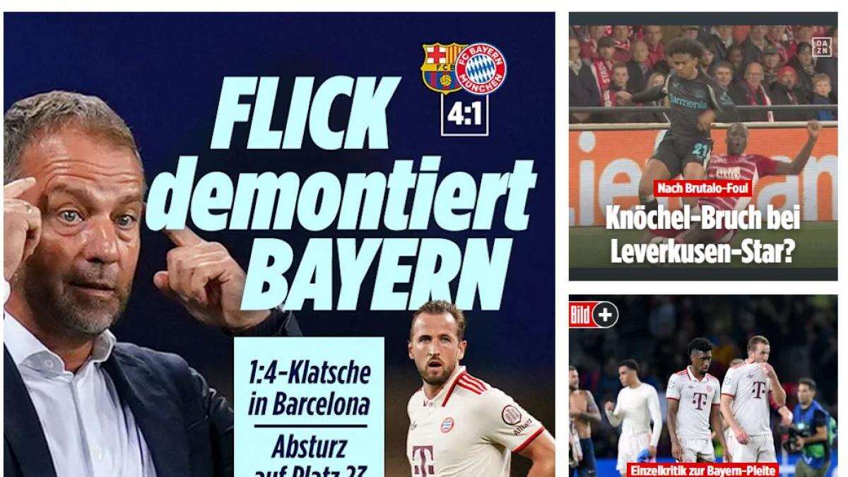 “El 'Flicki-Flacka' triunfa, el Barça humilla al Bayern”: La prensa alemana se rinde ante Flick