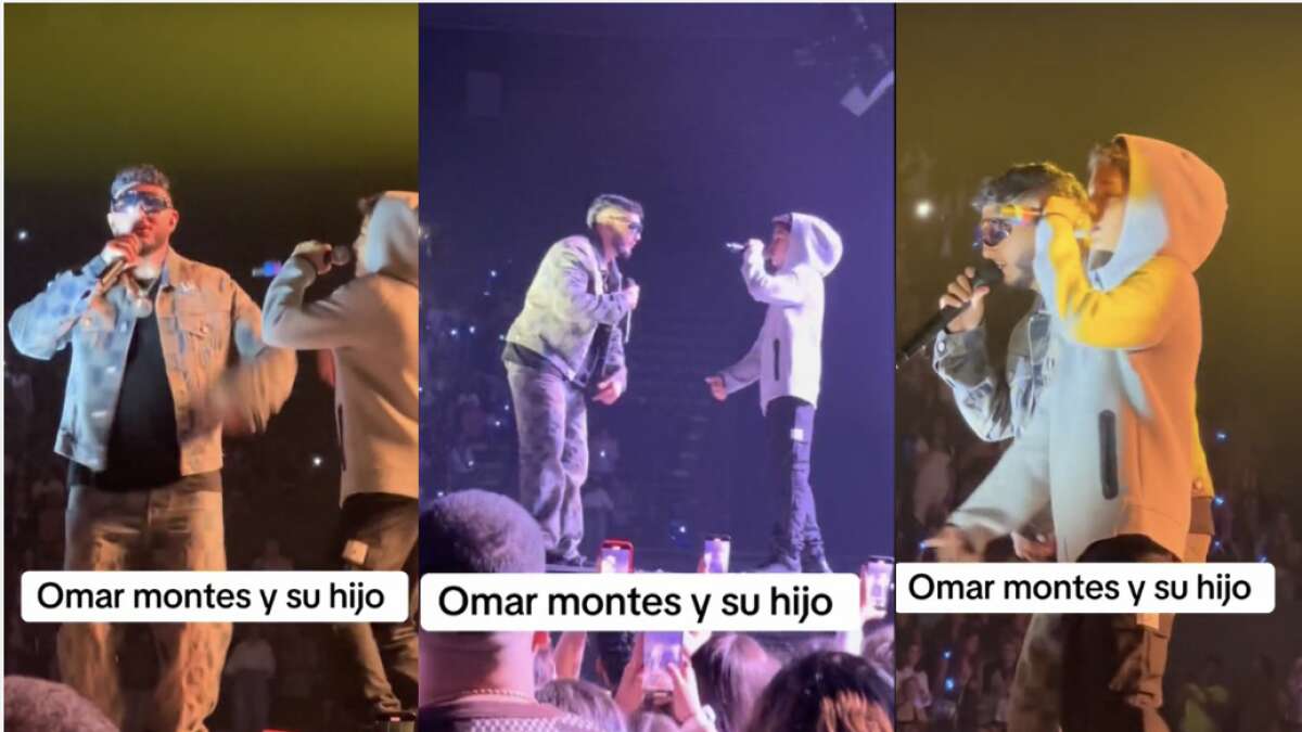 Omar Montes sorprende a sus seguidores en su último concierto cantando con su hijo