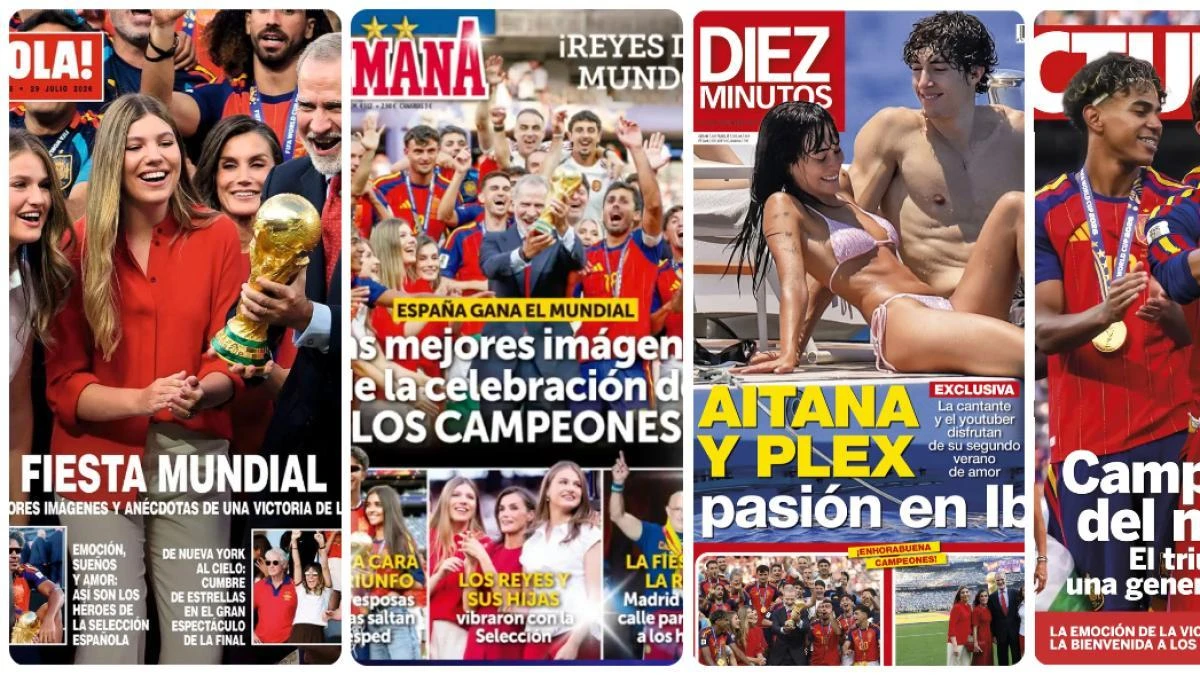La Selección Española protagoniza las portadas