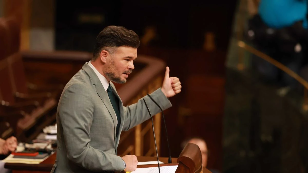 Rufián aboga por la continuidad de Sánchez si el caso Cerdán no escala