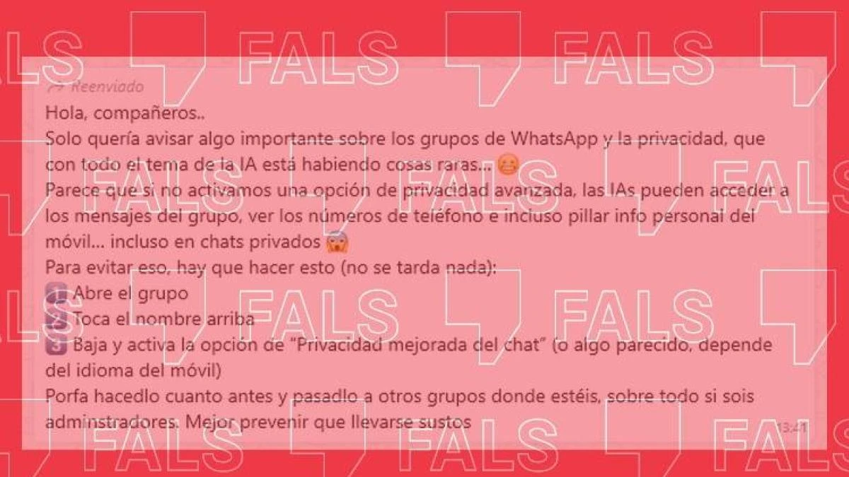 La IA de Meta no puede acceder a todos tus chats de WhatsApp de forma automática