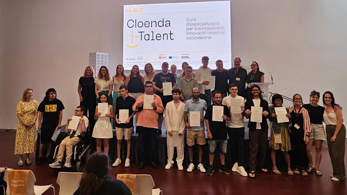 El TecnoCampus clausura la cuarta edición del curso I-Talent para jóvenes con discapacidad intelectual