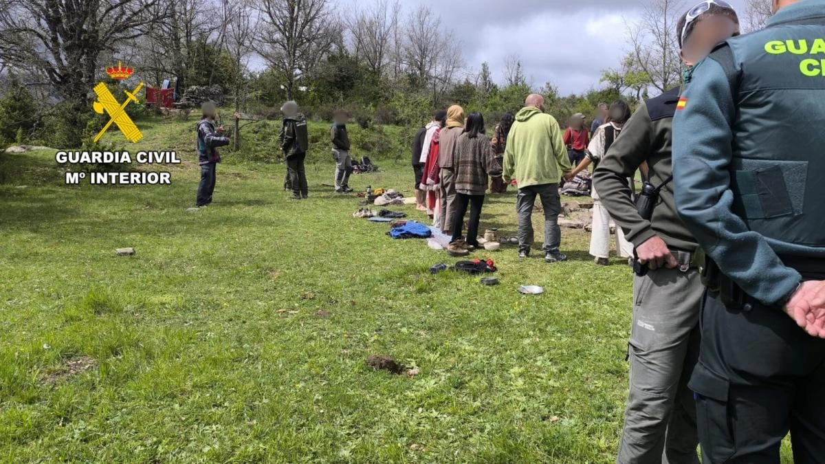 La acampada ilegal de la Familia Arcoíris en Huesca acabó con 200 denuncias
